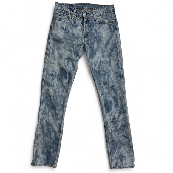 Levi's 511 blue acid wash denim jeans men’s size W30xL32 - Picture 1 of 7